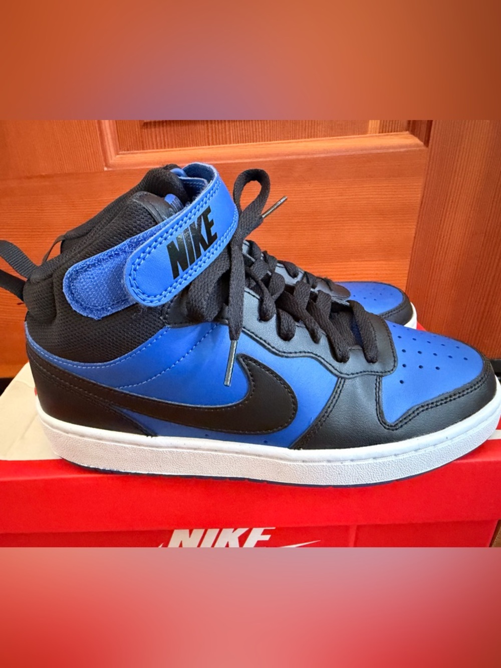 Nike Court Borough Mid 2 GS 'Game Royal' (Size 6Y)